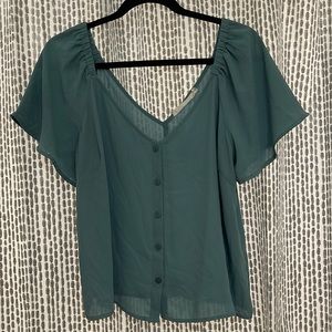 Teal Blouse